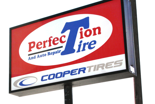 vehicle-selection perfection tire logo sign